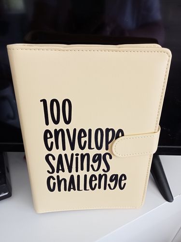 Customer photo review of 100 Envelope Challenge Binder