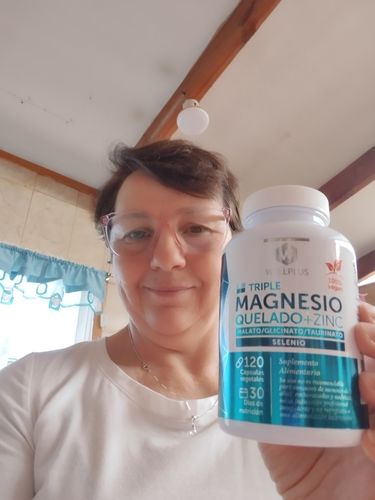 Customer photo review of Triple Magnesio Quelado + Zinc, 120 capsulas