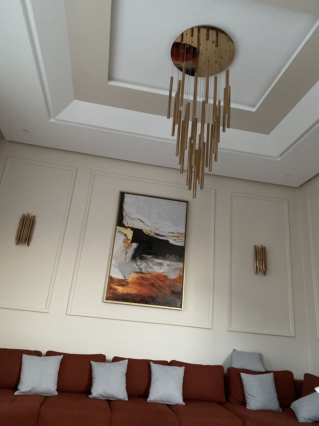 Customer photo review of Tableau décoratif Gilded Horizon - Cadre américain