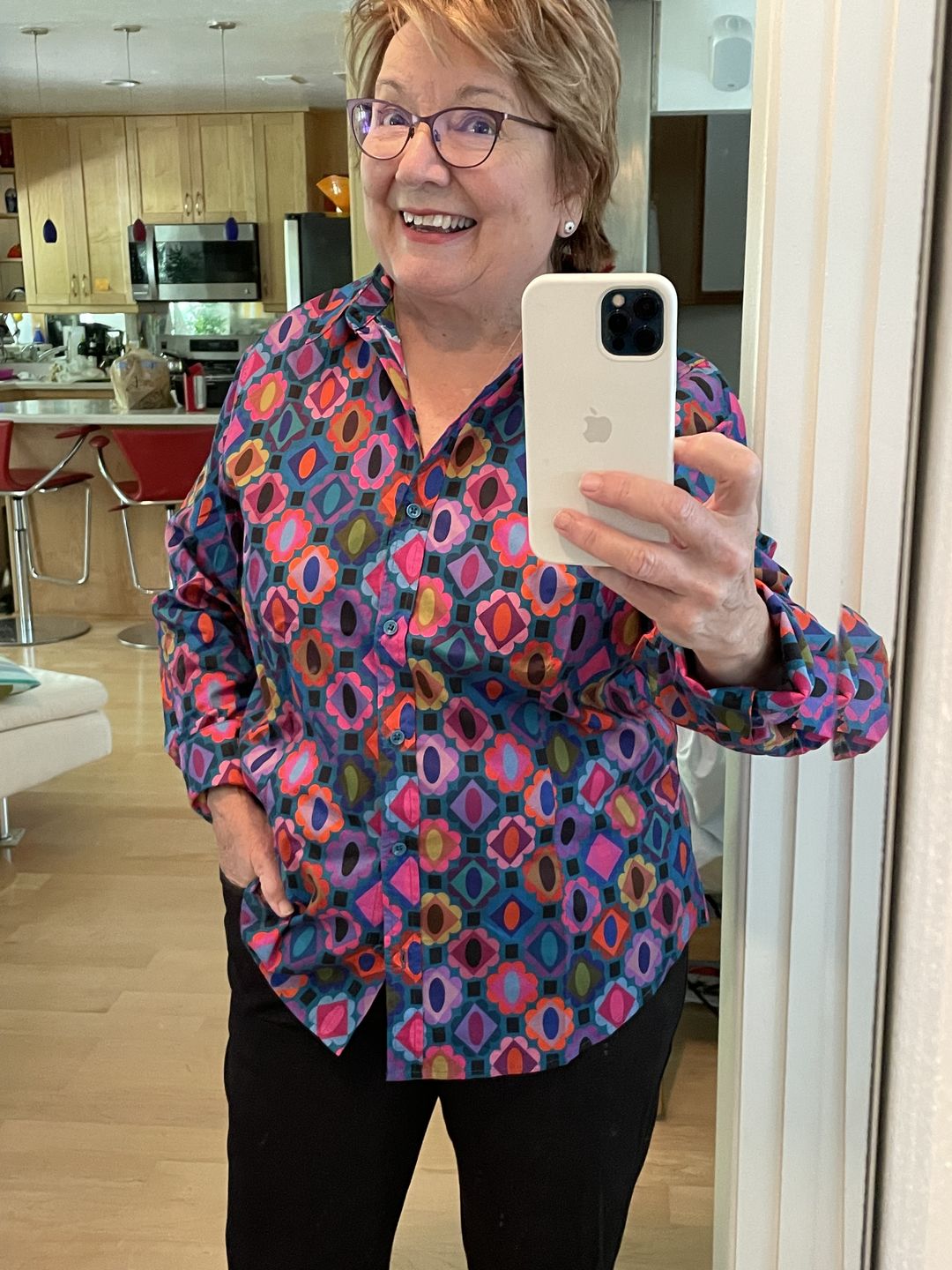 Customer photo review of KATHRYN blouse Gems