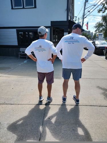 Customer photo review of Dri-Fit Custom Boat Shirts - Long Sleeve