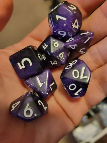 Customer photo review of Premium Monthly RPG Dice Subscription Auto renew (Ships every 1 Months)
