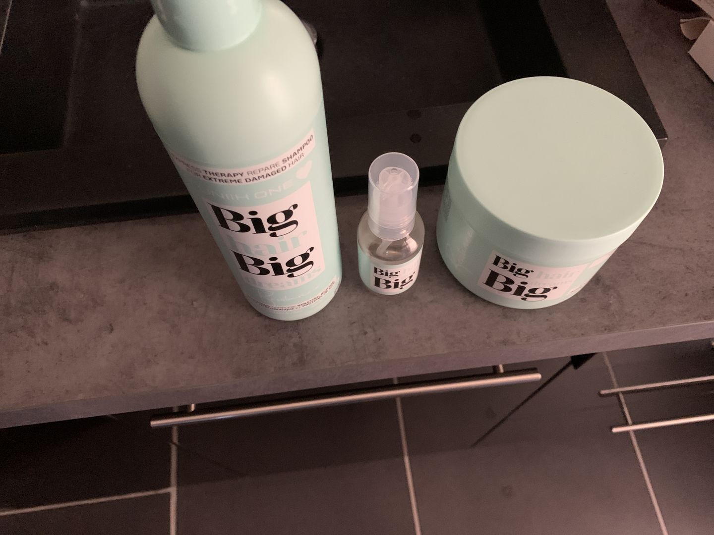 Customer photo review of Gamme Résistance - Kit Complet - Shampooing, masque et sérum