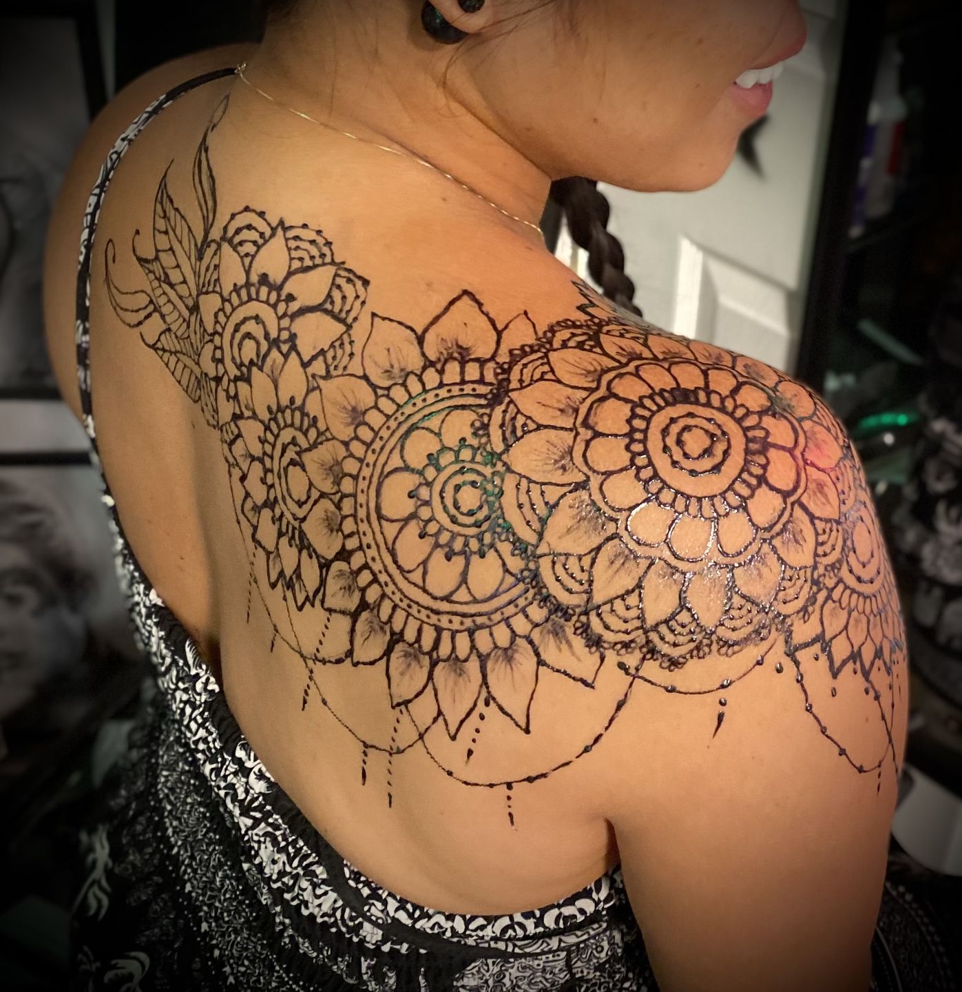 Customer photo review of 1 oz. Bottle of Fresh Jagua tattoo Gel