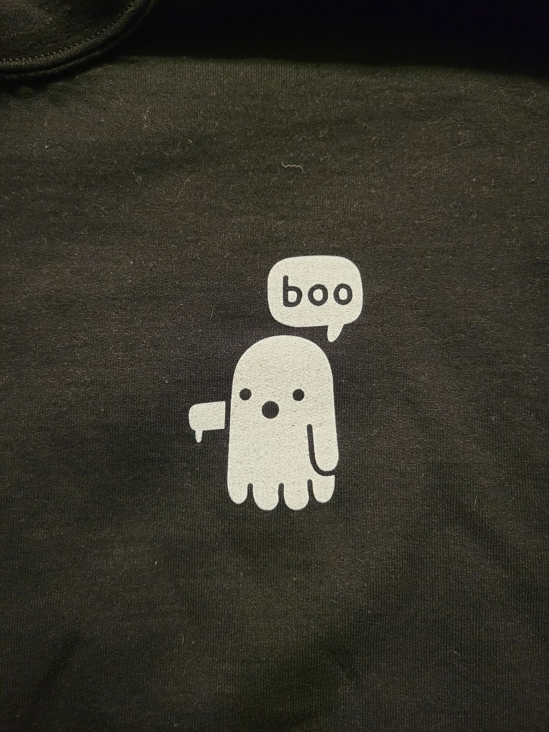 Customer photo review of Boo Ghost (Left Chest)
