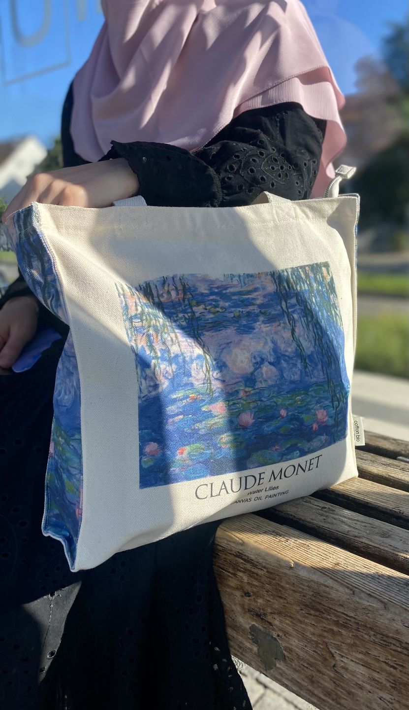 Customer photo review of Claude Monet "Water Lilies" - Tote Bag