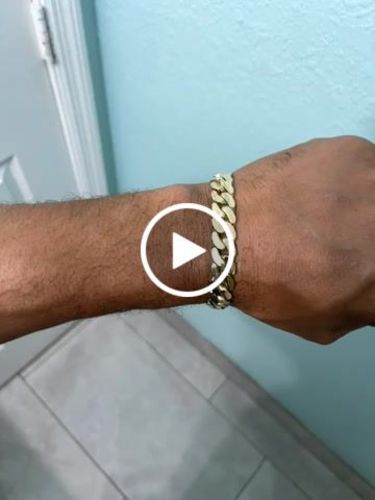 Customer video review of *NEW* 14K Cuban Semi Solid Bracelet (11.8 MM) NU LINK JTJ™