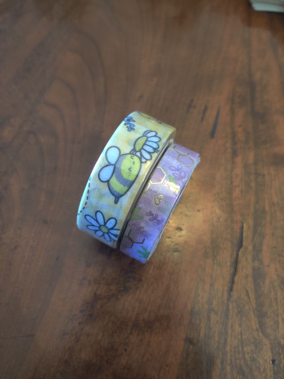 Customer photo review of Honey Lavender Washi Tape (Set of 2)