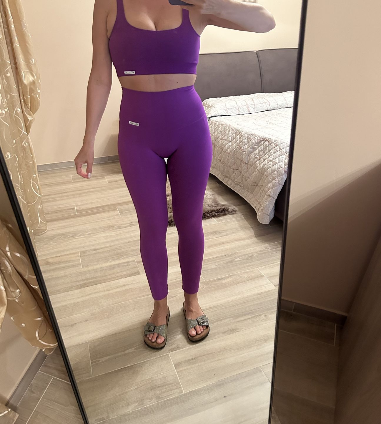 Customer photo review of Leggings All-Up Violet