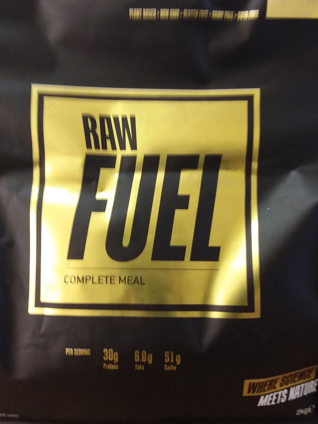 Customer photo review of Raw Fuel Meal Replacement