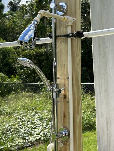 Customer photo review of Slide Bar with Shower Head Holder