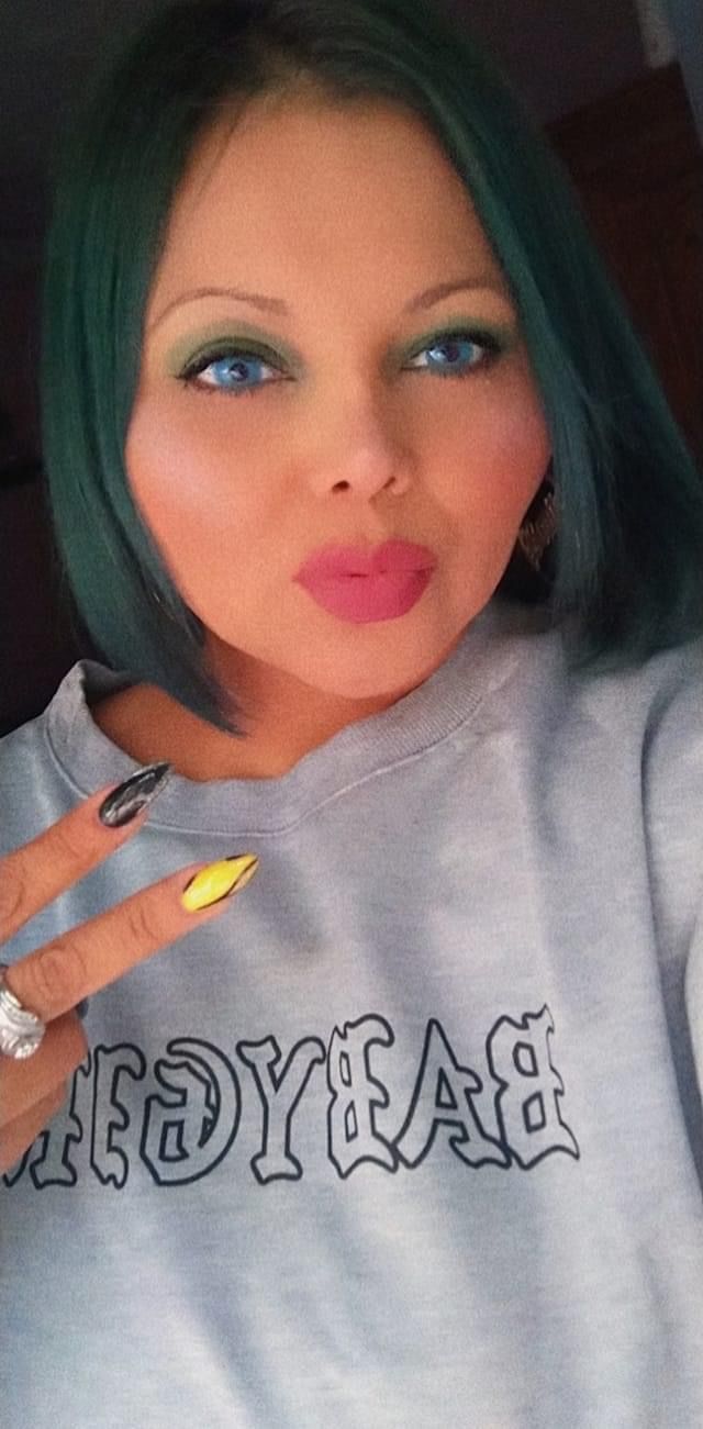 Customer photo review of Amazonia Antarctic Blue Prescription Colored Contact Lenses