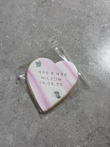 Customer photo review of Design Your Own HEART Cookies
