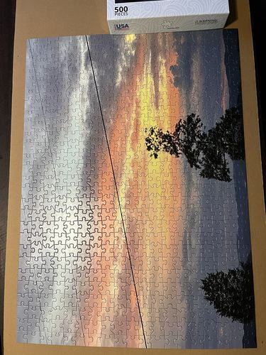 Customer photo review of 500 Piece Custom Photo Puzzle