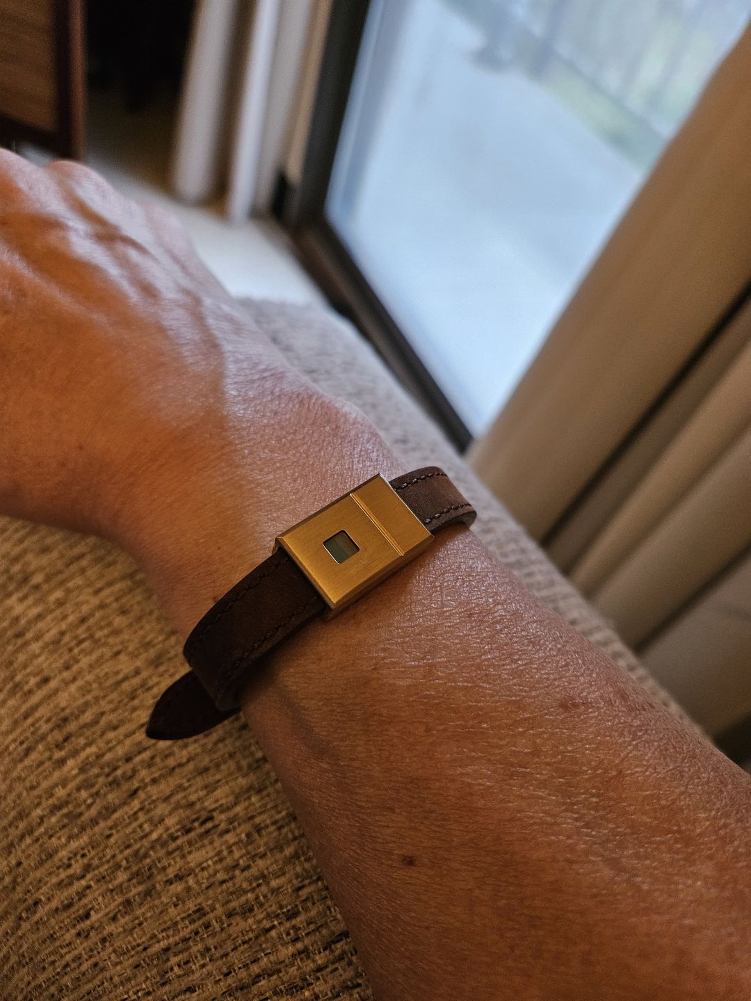 Customer photo review of Gold Stability Bracelet