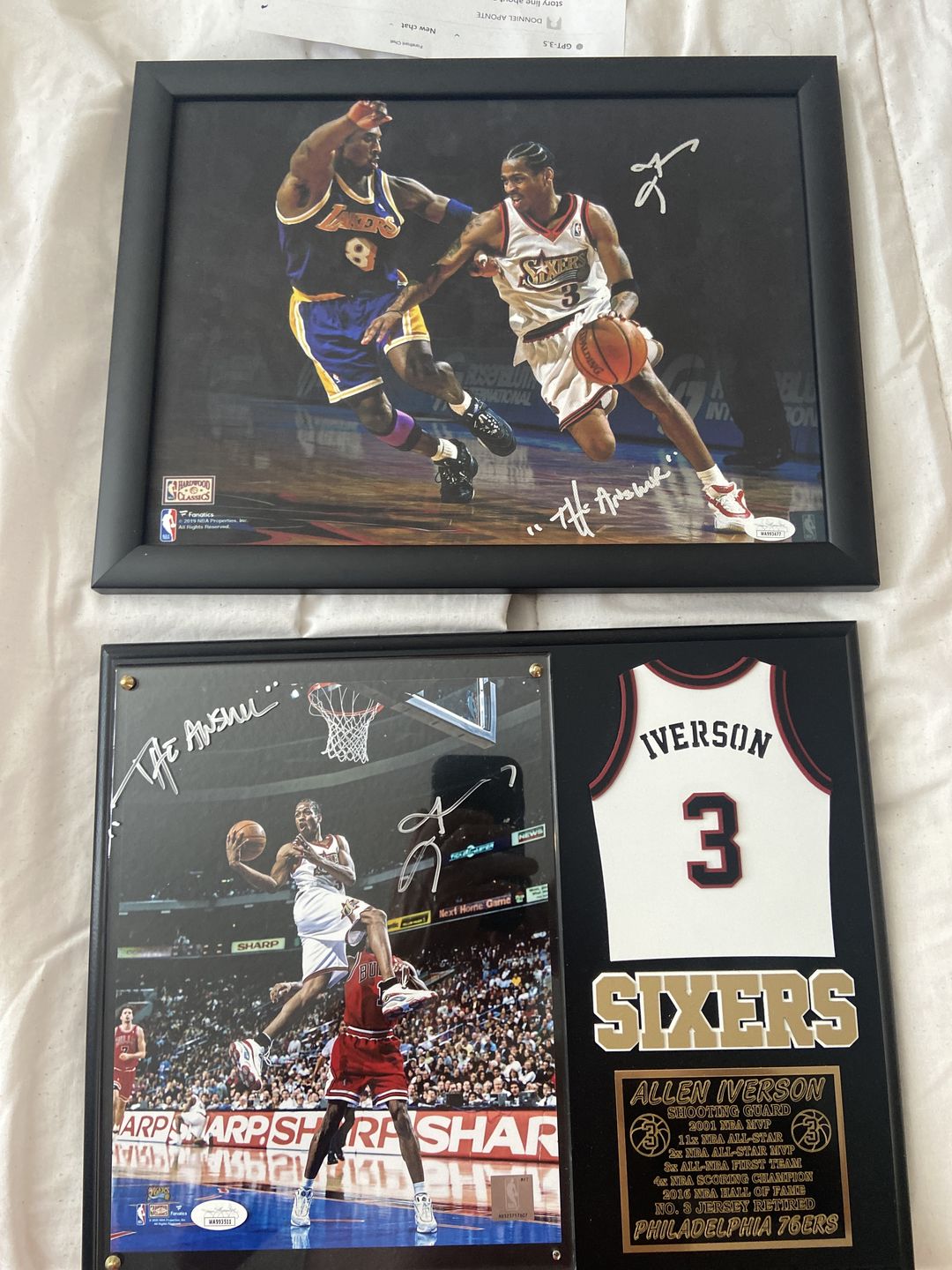 Customer photo review of Allen Iverson Autograph Signing