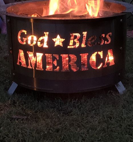 Customer photo review of MYFIRESIDE PIT 24 - BIG GUY