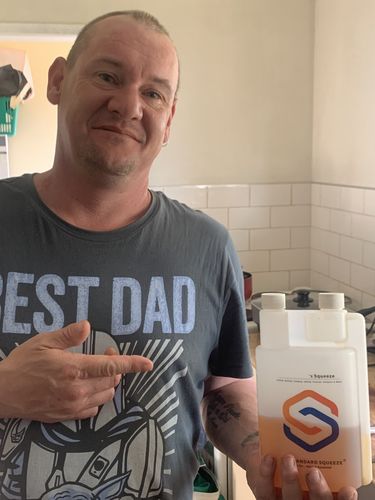 Customer photo review of The Standard Squeeze (XL)