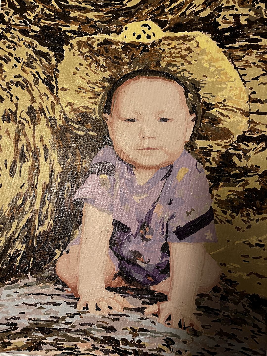 Customer photo review of Custom Paint By Numbers - Upload Any Photo - Framed 30x40cm / 12x16in