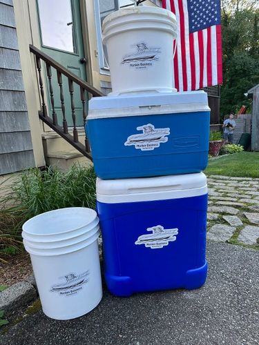 Customer photo review of Custom Boat Stickers