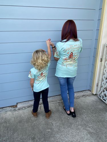 Customer photo review of SHE IS A MERMAID ALL OVER PRINT - YHHG2607233