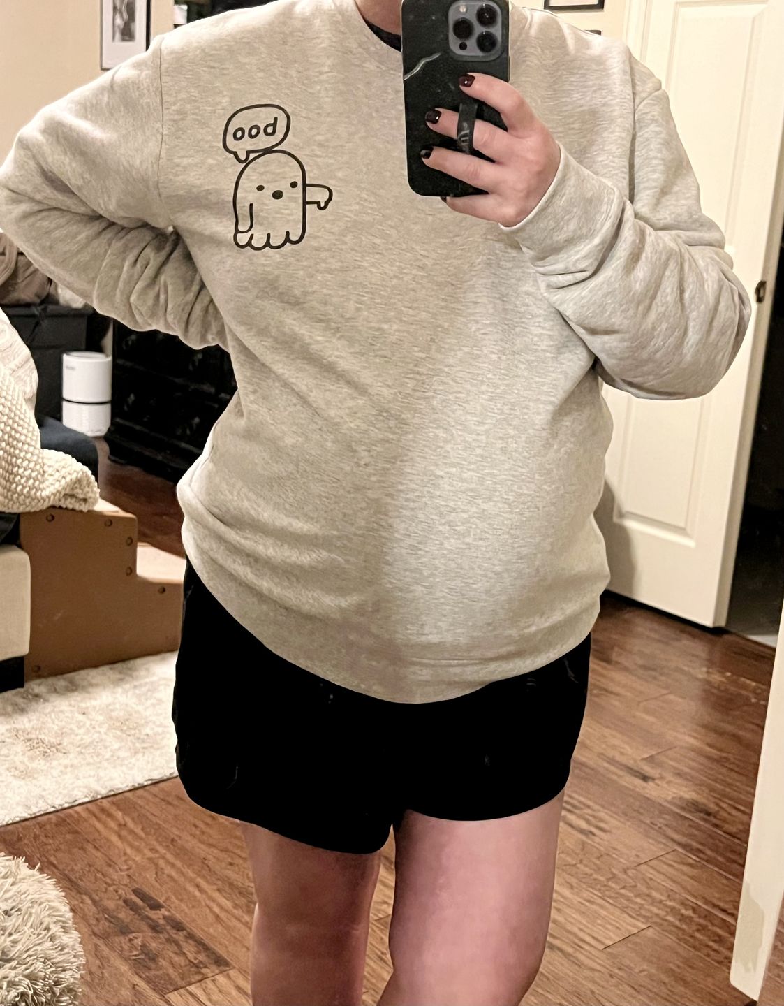 Customer photo review of Boo Ghost (Left Chest)