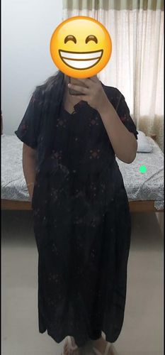 Customer photo review of Black Handloom Maxi