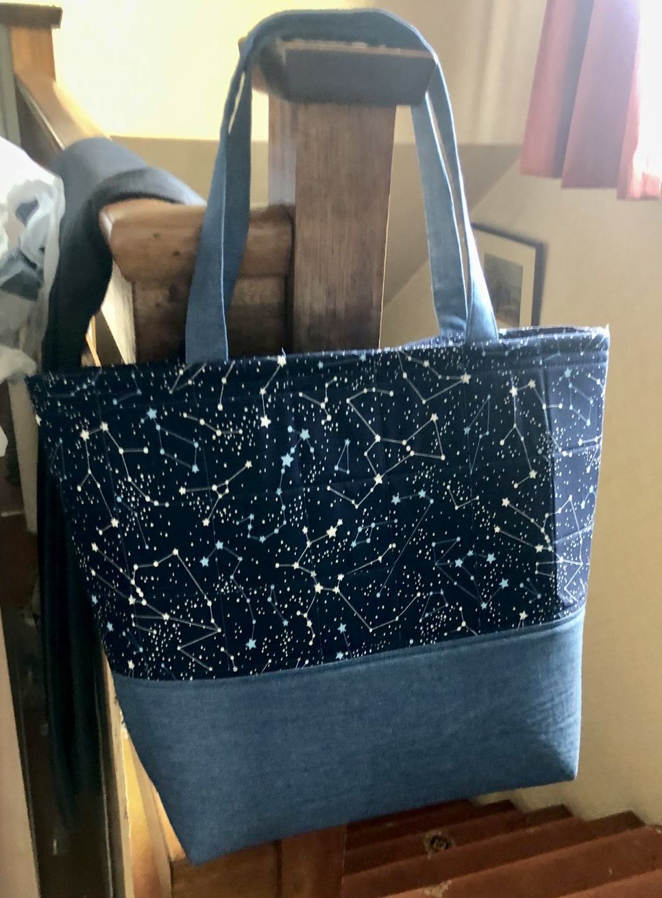 Customer photo review of Stars Constellation Rose & Hubble Cotton Poplin Fabric