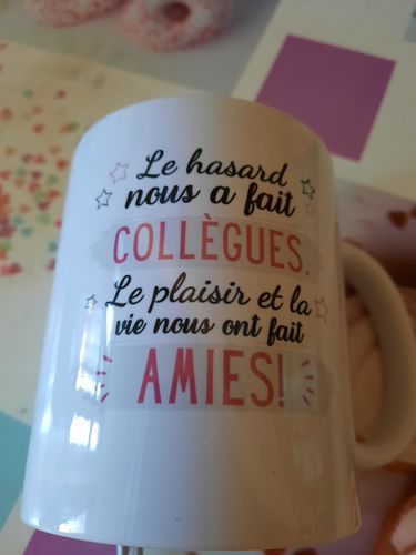 Customer photo review of Meilleures amies - Mug personnalisé