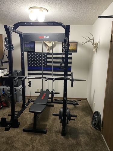 Customer photo review of Major Fitness PLM03 All-In-One Home Gym Power Rack