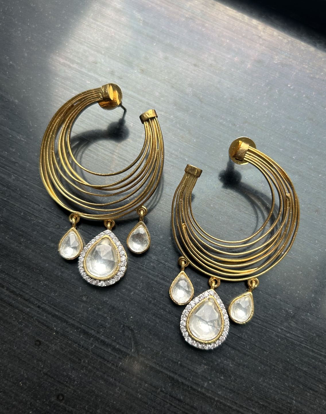 Customer photo review of Gold Wire Mesh Tops