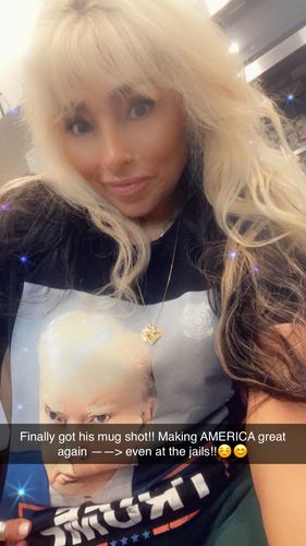 Customer photo review of Trump Mugshot T-Shirt