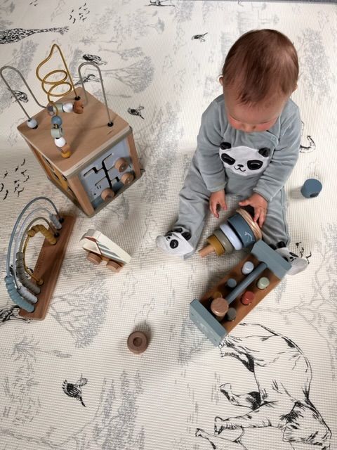 Customer photo review of Safari Toile/ Dune Play Mat