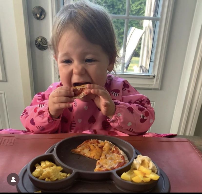 Customer photo review of Cover & Catch Bib