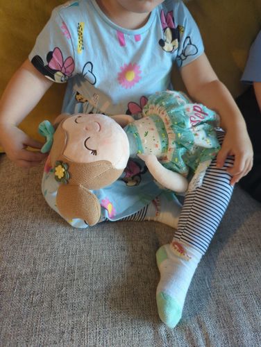 Customer photo review of Personalized Spring Girl - Green (High Ponytail)