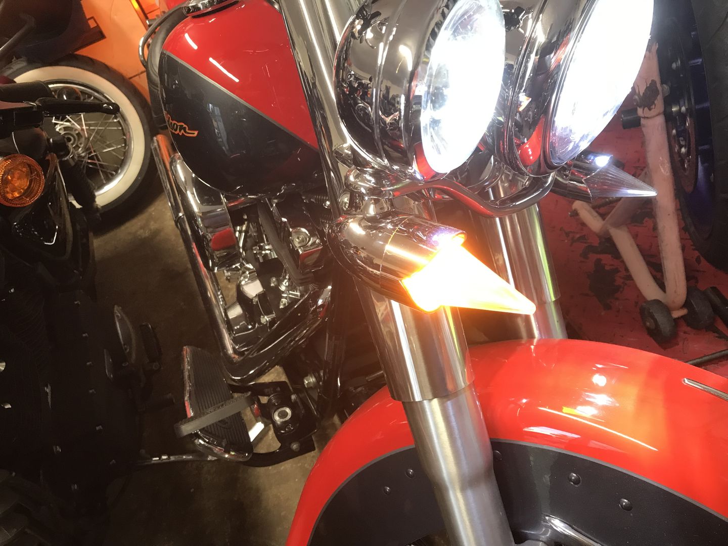 Customer photo review of Harley Davidson Turn Signal Lenses - Clip in Style