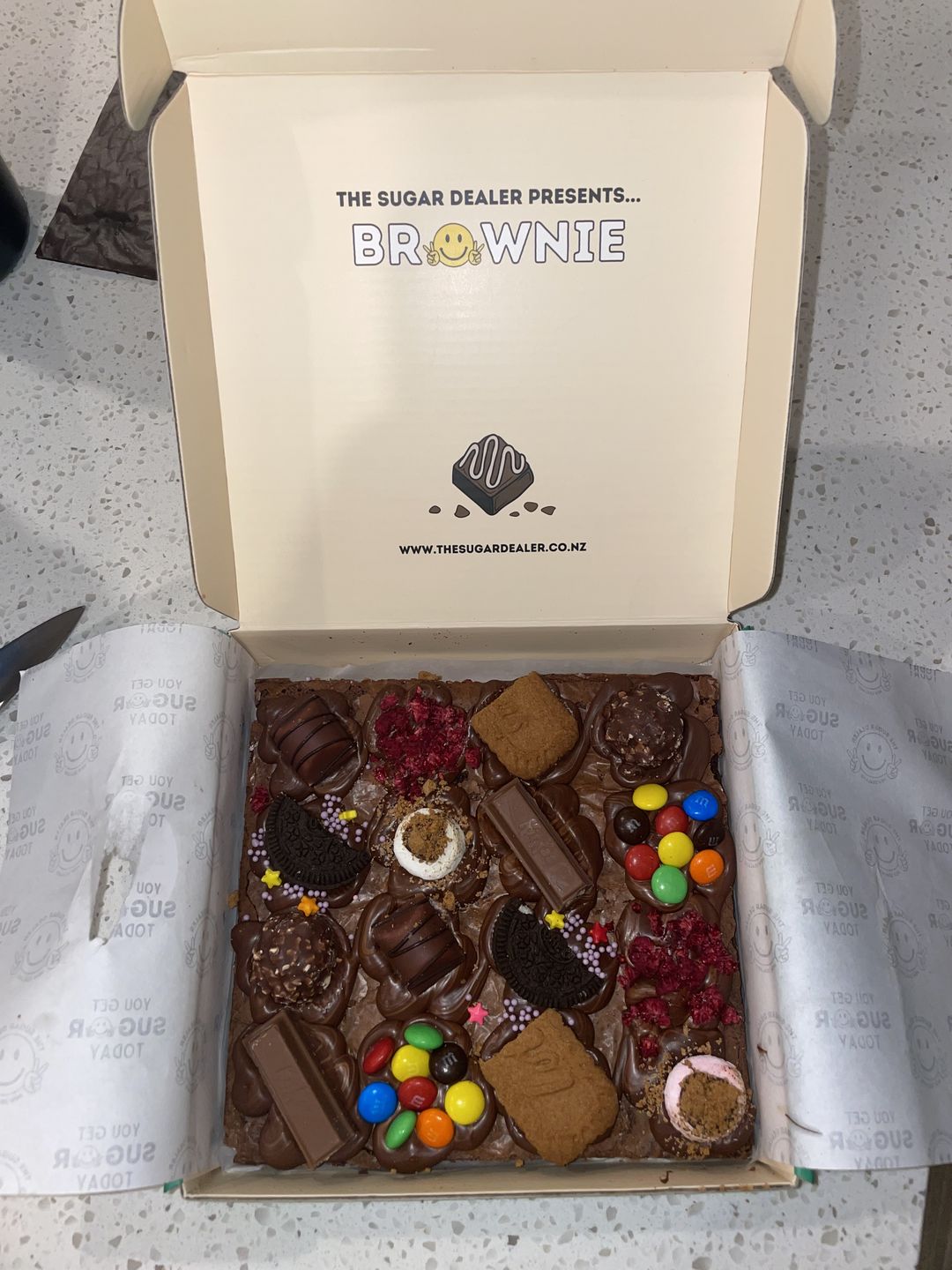 Customer photo review of Mixed assortment brownie