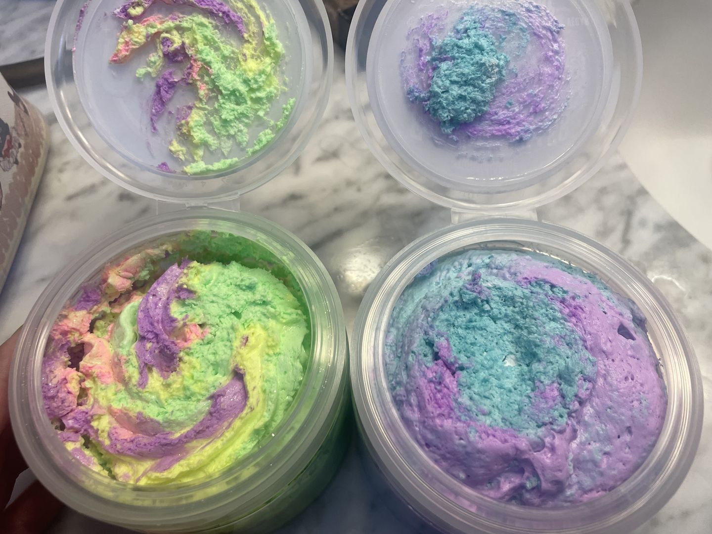 Customer photo review of Unicorn Brains Whipped Soap (Fruit Loops Cereal)