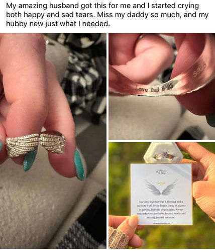 Customer photo review of The Guardian Angel Ring