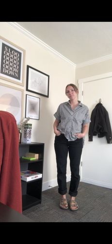 Customer photo review of Backroads Moto Jeans