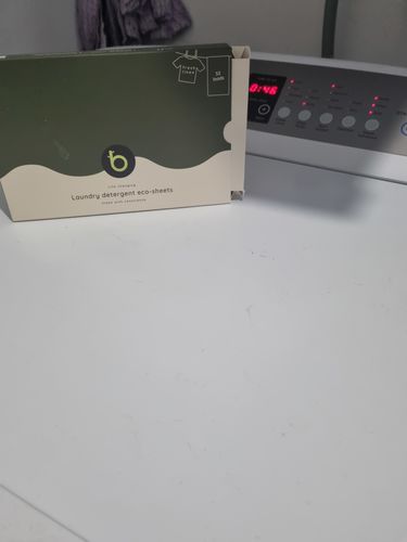 Customer photo review of Laundry Detergent Eco-Sheets™