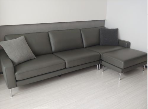 Customer photo review of MARTHA - Sofa văng da 3 chỗ tựa liền