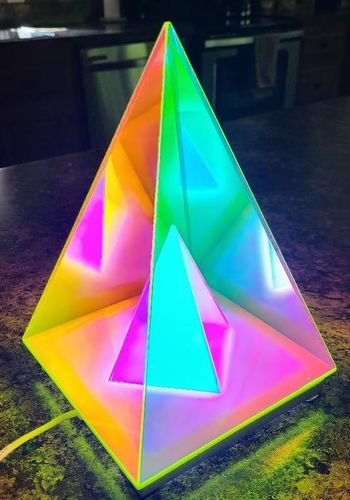Customer photo review of Crystal Light Pyramid