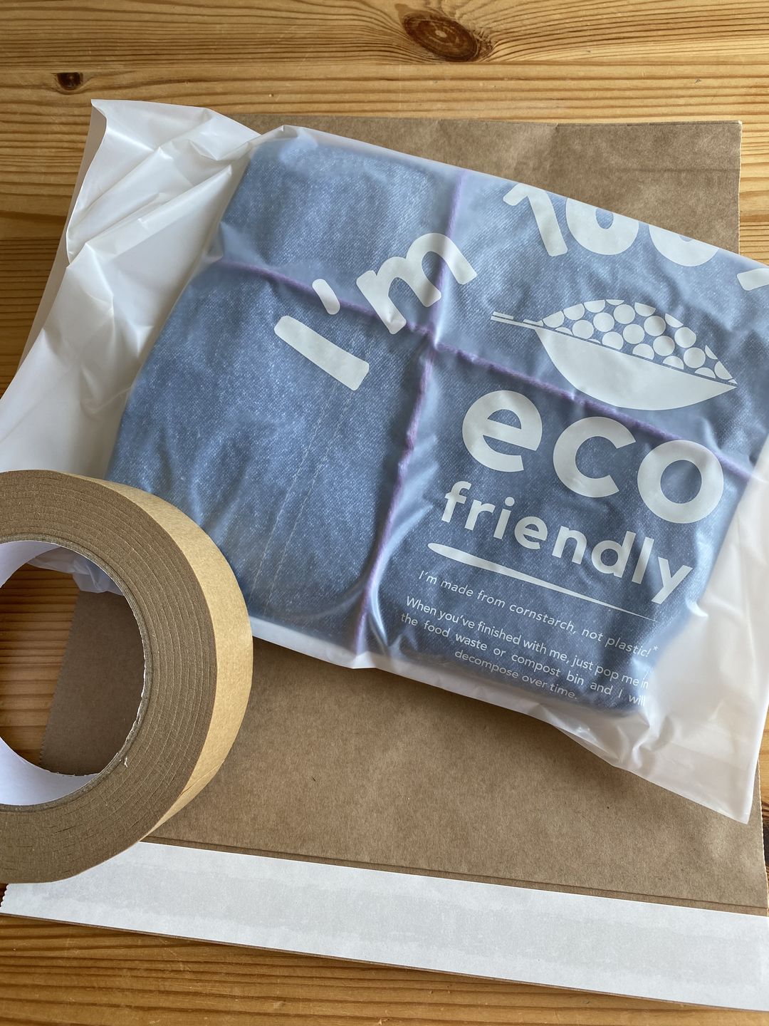Customer photo review of Compostable Mailing Bags