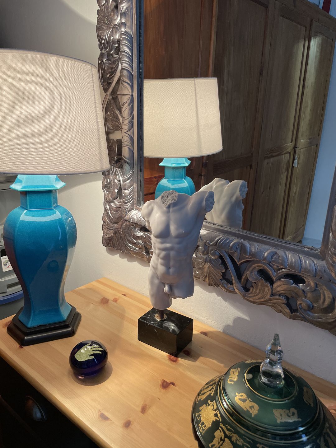 Customer photo review of Perseo Torso Statua in marmo