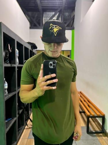 Customer photo review of Training Sport Tee - Army Green