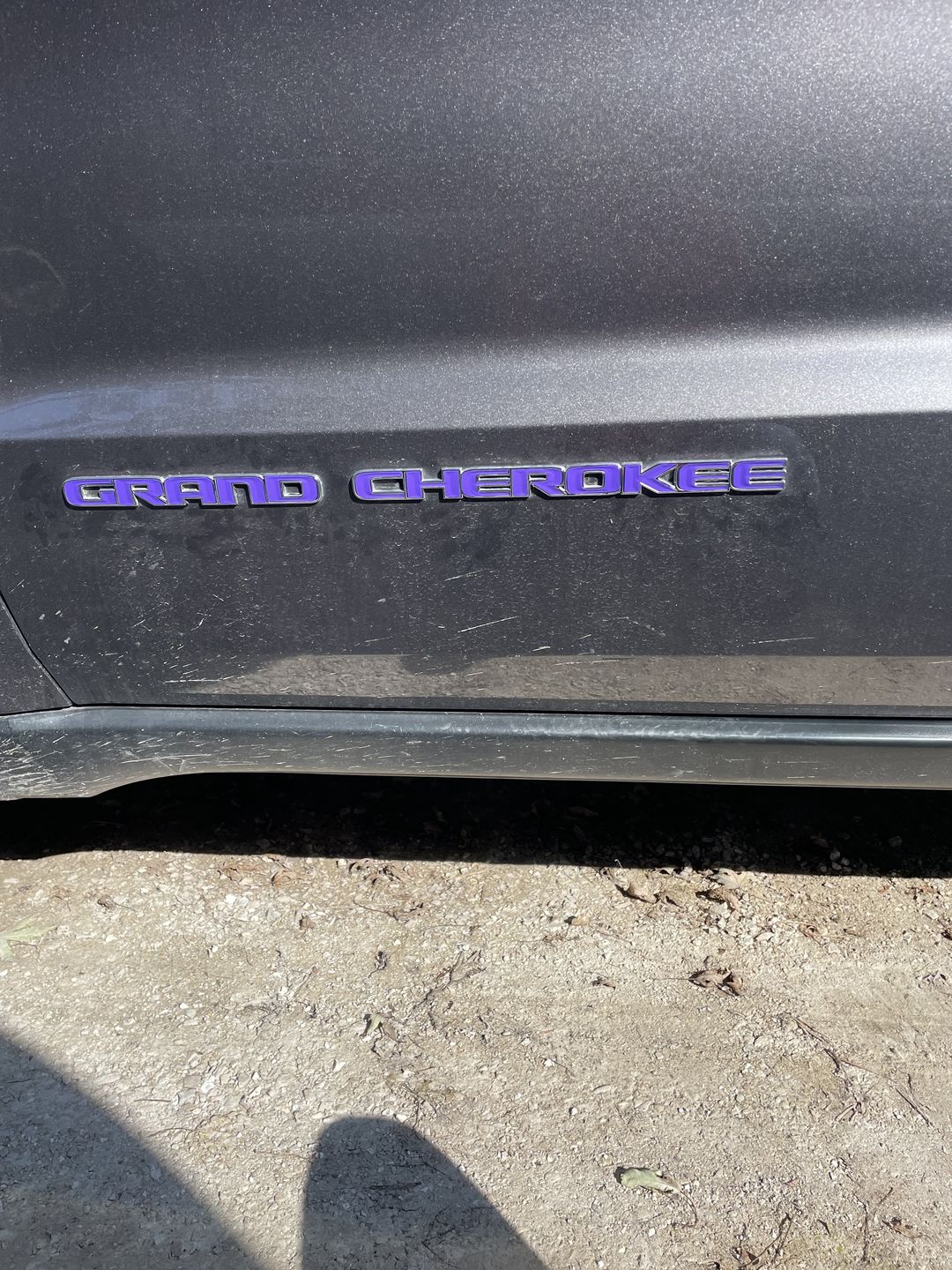 Customer photo review of Jeep Emblem Overlay Decals – Solid Colors | Fits Grand Cherokee, Grand Cherokee L