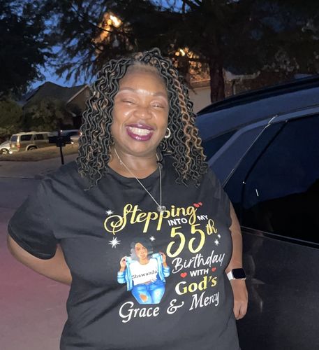 Customer photo review of 55th Birthday With God's Grace & Mercy Golden