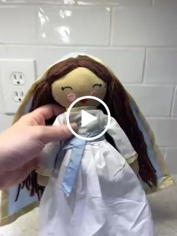 Customer video review of Blessed Mother Rag Doll