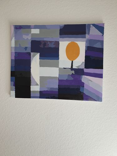 Customer photo review of Malen nach Zahlen - Der Vorbote des Herbstes von Paul Klee